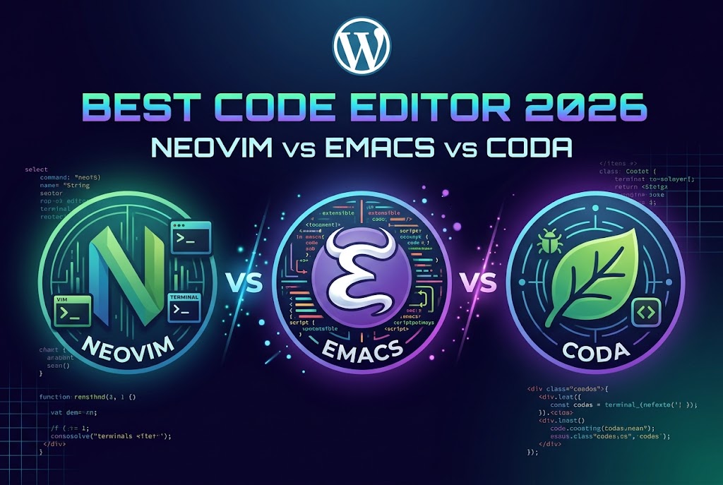 Best Code Editor 2026 Neovim Vs Emacs Vs Coda