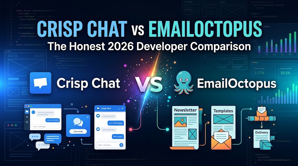Crisp Chat vs EmailOctopus: The Honest 2026 Developer Comparison